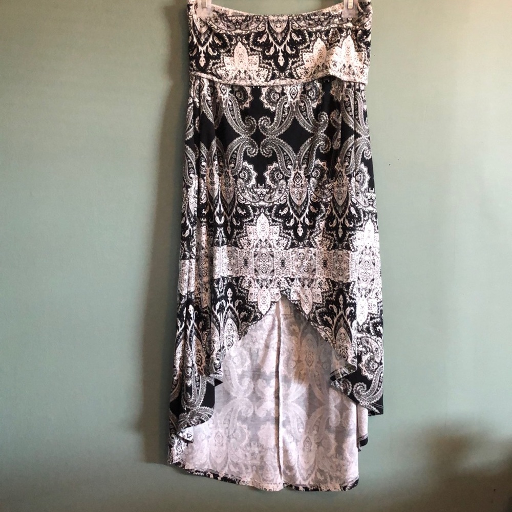 High Low maxi skirt